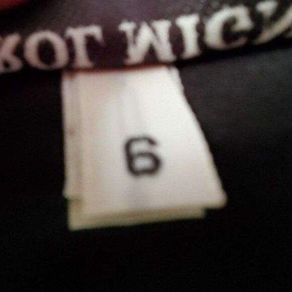 Carol Mignon Boutique 90s Black Sparkle Ruffle Ribbon Bodycon Cocktail Dress - Picture 7 of 11